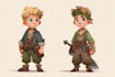 draw 2d game character or 2d game character