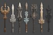design unique weapons illustrations