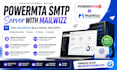 setup powermta SMTP server with mailwizz for unlimited bulk email delivery