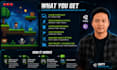 develop a 2d platformer game in unity for pc and mobile