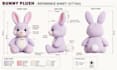 design custom plush toy, stuffed animal reference sheet and tech pack
