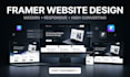 design, redesign and develop a framer website from figma