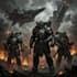 design cinematic warhammer 40k battle art