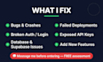 fix bugs and deploy your vibe coded app from lovable, bolt or base44