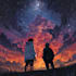 create anime style album cover