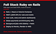 develop your full stack ruby on rails web app or saas mvp