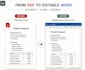 convert PDF to word with accurate formatting and editable docx