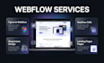convert figma to webflow and build a responsive website