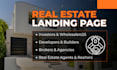 design a high converting real estate landing page