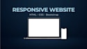 build a responsive website with HTML CSS bootstrap