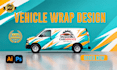 create car wrap design, van wrap design truck wrap design, bus wrap design