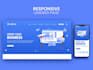 create a modern responsive landing page
