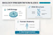 design aesthetic biology ppt for students and teachers