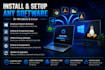 install and configure software on windows and linux