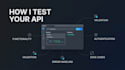 manually test your API endpoints using postman
