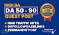 publish high da guest posts with permanent dofollow backlinks