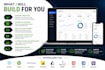 develop full stack website, frontend and backend