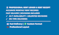 create rent ledger, rent payment ledger, rent receipts