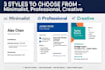 make professional ats resume CV and cover letter design