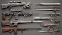 design creative concept art of weapons