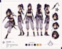 draw custom character reference sheet for oc furry and vtuber