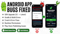 fix your android app crashes, bugs, and build errors