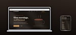 design modern responsive front end website