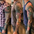 create a beautiful tattoo sleeve art
