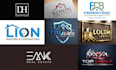 design modern real estate and construction logo