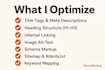 do SEO optimization to improve your google ranking