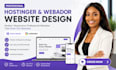 hostinger website design webador website hostinger website redesign webador