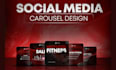 create scroll stopping social media carousel post design, ig and linkedin post
