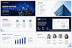 design a modern business presentation and pitch deck