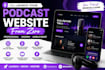 launch your podcast website from zero