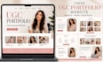 design canva ugc portfolio website, canva website, redesign canva landing page