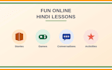 teach hindi speaking to kids and beginners