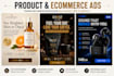 design conversion focused meta and google ad creatives