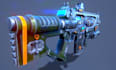 create 3d game weapons, firearms, and melee combat assets