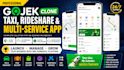 develop gojek clone app, taxi booking app, rideshare and multi service app