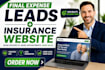 generate final expense leads and build a high converting insurance website