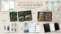 create a modern custom menu, price list, and catalog design