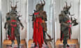 do 3d cosplay model wearable armor anime cosplay pepakura for 3d printing