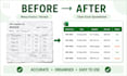 convert invoices and receipts into clean excel spreadsheets