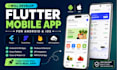 develop flutter mobile app with flutterflow, firebase and api integration