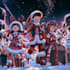 draw professonal christmas cartoon illustration, concept art