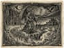 draw dark art illustration with engraving style