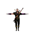 do custom 3d characters for games, animation, and rendering