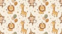 make vector seamless repeat pattern in a cute style