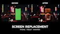 replace screens and signs with motion tracking
