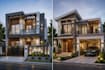 create 3d residential house modeling and interior design